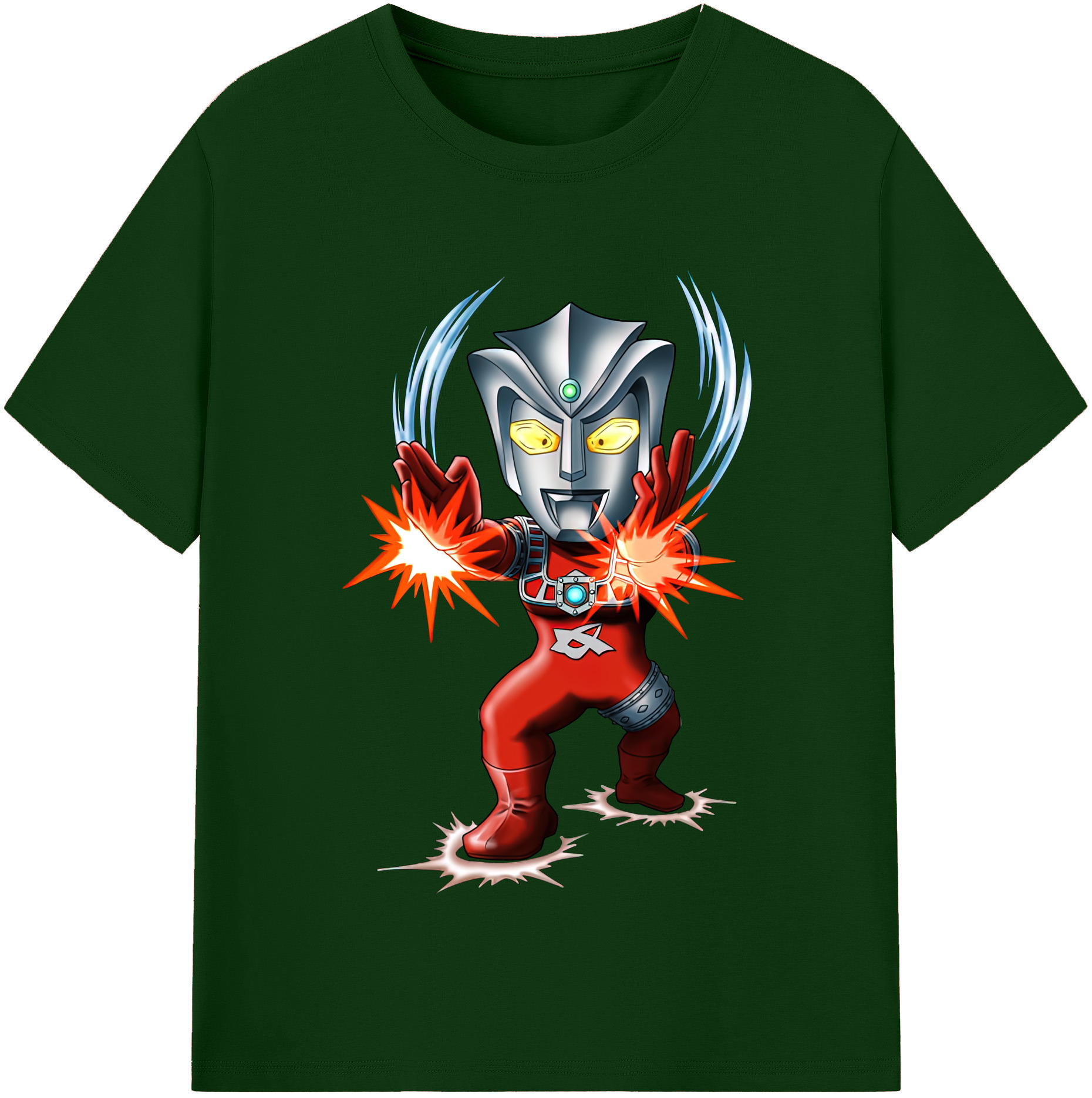 （画像用） ウルトラマン Ultraman 綿100％半袖Tシャツ（フロントプリント）